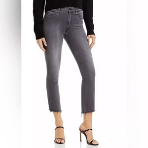 Mother Denim The High Waisted Looker Ankle Fray Dancing in the Moonlight Sz 25